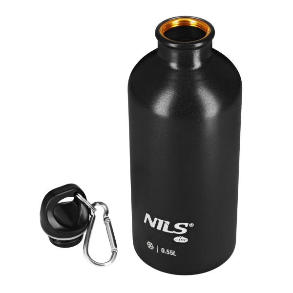 Butelka turystyczna Nils Camp NC3801, 550ml, czarna