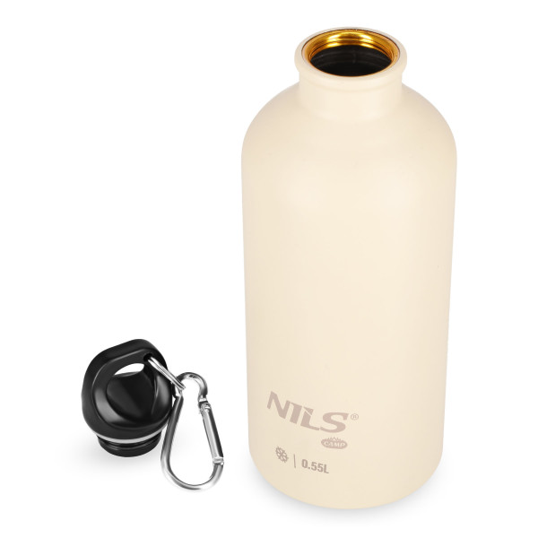 Butelka turystyczna beżowa Nils Camp NC3801, 550ML