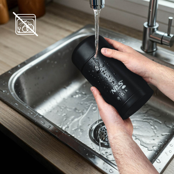 Termos obiadowy czarny Nils Camp NC3802, 1000ml