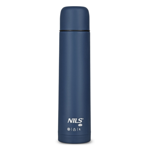 Termos turystyczny Nils Camp NC3804, 1000 ml, niebieski