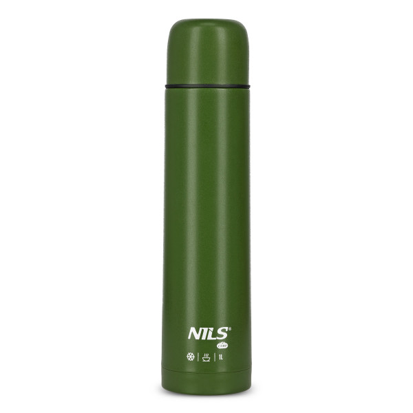 Termos turystyczny zielony Nils Camp NC3804, 1000 ml