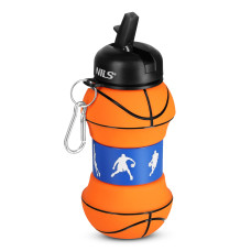 Butelka sportowa składana Basketball Nils NC4104, 550ML