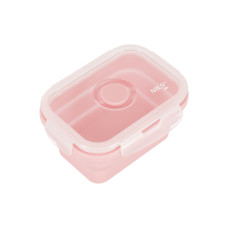 Pojemnik/lunch box składany Nils Camp NC4105, rózowy, 355ML