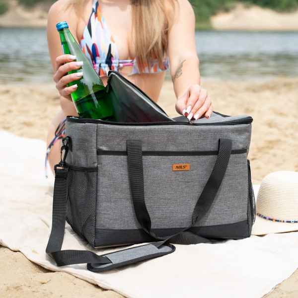 Torba termiczna szara Nils NC3150, 27L