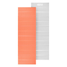 Karimata składana turystyczna z podbiciem aluminiowym + XPE 195cm Pomarańczowa Nils Camp NC17103