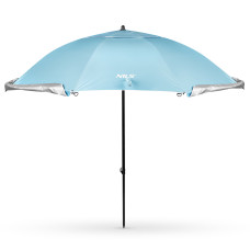 Parasol/parawan plażowy 2w1 XXL 240cm Nils NC17114, niebieski