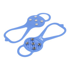 Niebieskie nakładki antypoślizgowe Nils Camp NC1709, rozm. S