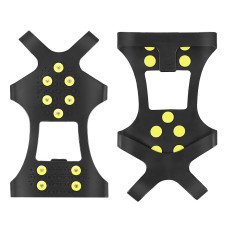 Czarne nakładki antypoślizgowe Nils Camp NC1702, rozm. L