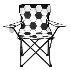 Krzesło składane biało-czarne Nils Camp NC3303