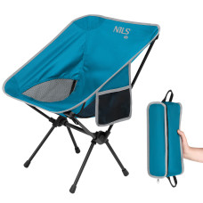 Krzesło składane ultralight niebieskie Nils Camp NC3320