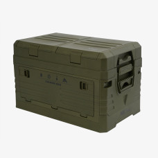 Skrzynia kempingowa składana z pokrywą zielona Nils Camp NCB4003