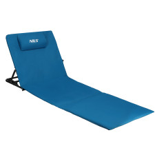 Mata plażowa z regulowanym oparciem Nils Camp NC3015