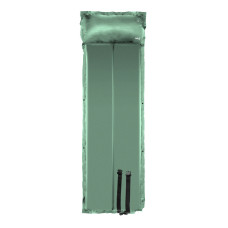 Mata samopompująca z poduszką zielona Nils Camp NC4008