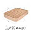 Materac dwuosobowy king size beżowy, Nils Camp NC2808, + pompka elektryczna