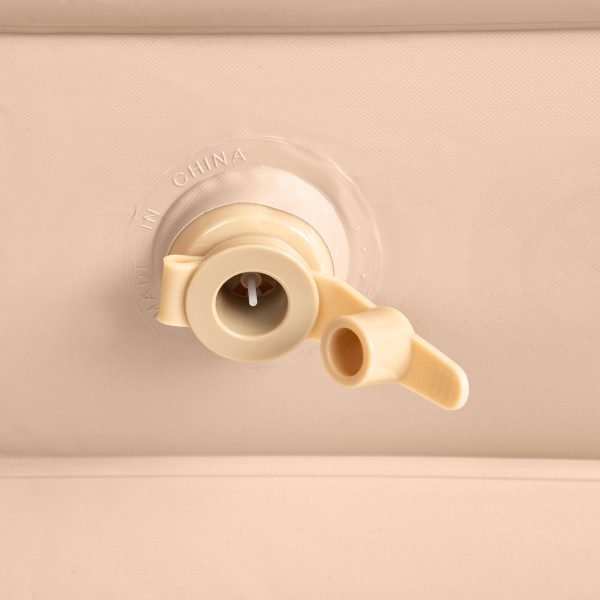 Materac dwuosobowy king size beżowy, Nils Camp NC2808, + pompka elektryczna