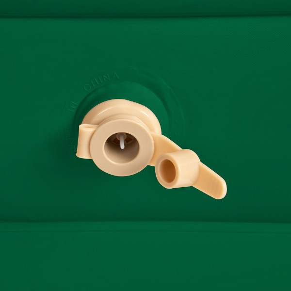 Materac dwuosobowy King Size zielony + pompka elektryczna Nils Camp NC2808