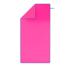 Ręcznik z mikrofibry Nils NCR11, różowy, 140x70cm