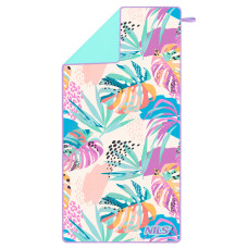 Ręcznik z mikrofibry Nils FLORA NCR14, 160x80cm