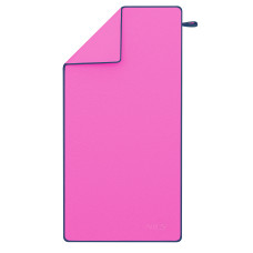 Ręcznik z mikrofibry różowy Nils NCR13, 200x90cm