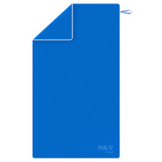 Ręcznik z mikrofibry Nils Aqua NAR12, niebieski, 180x100cm