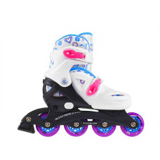 Łyżworolki Nils Extreme NJ/NA0321A, białe, rozm. L (36-40)