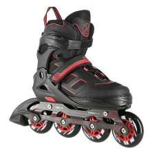 Łyżworolki Nils Extreme NA14174 A, czarno-czerwone, rozm. M (35-38)