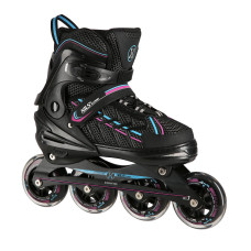 Łyżworolki Nils Extreme NA1128, czarno-fioletowy, rozm. L(39-42)