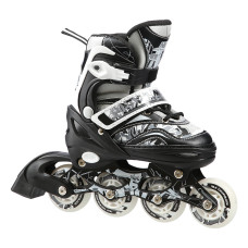 Łyżworolki z wymienną płą hokejową Nils Extreme NH10927 A 2w1, rozm. S(31-34), czarne