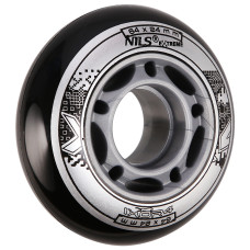 Kółka czarne Nils Extreme PU 64x24 82A, (4szt)