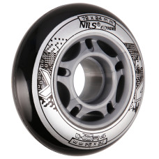 Kółka czarne 82A Nils Extreme PU 72x24 (4szt)