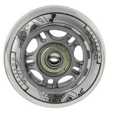 Koła PU 70x24 82A przezroczyste (4szt) + ABEC-7 (8szt) zestaw Nils Extreme