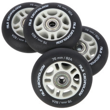 Wyszarzyć fet świustom (4szt) + ABEC-9 (8szt) zestaw Nils Extreme PU 76x24 82A