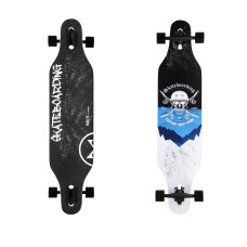 Longboard Skull Wood Skate Nils Extreme, Nils Extreme