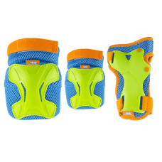 Zestaw ochraniaczy Nils Extreme H512, niebiesko-zielony, rozm. XL