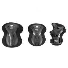 Zestaw ochroniaczy czarne Nils Extreme H8334, rozm. L