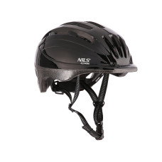 Kask dziecięcy czarny Nils Extreme MTV62J, rozm. M (52-56cm)