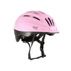 Kask dziecięcy Nils Extreme MTV62J, rozm. S (48-52cm), różowy
