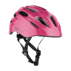 Kask LED Nils Extreme MTW01, rozm. XS (49-55cm), różowy