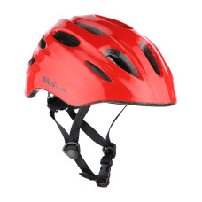 LED kask czerwony Nils Extreme MTW01, rozm. XS (49-55cm)