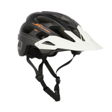 Kask Nils Extreme MTW208, czarno-biały, rozm. M (53-58cm)