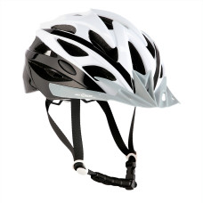 Kask biało-czarny Nils Extreme MTW210, rozm. L (59-65cm)