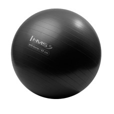 Piłka gimnastyczna anty-pęknięciowa HMS YB02 NEW 65cm, czarna