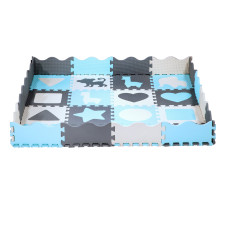 Mata dziecięca puzzle kojec Mint Nils Fun MD03, 36 elementów, 140x140CM