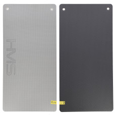 Mata fitness klubowa z otworami Light Grey-Black HMS Premium MFK07, 120*60cm, 15mm