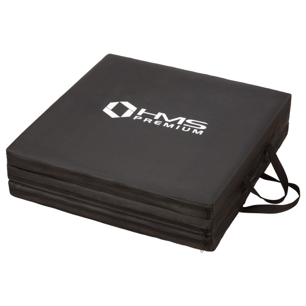 Materac gimnastyczny składany HMS Premium MGS02 Black, 1800x600mm