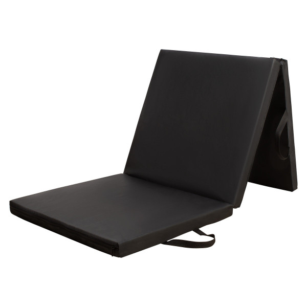 Materac gimnastyczny składany HMS Premium MGS02 Black, 1800x600mm