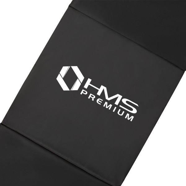 Materac gimnastyczny składany HMS Premium MGS02 Black, 1800x600mm