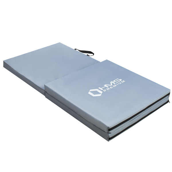 Materac gimnastyczny składany HMS Premium MGS02, 1800x600mm, szary