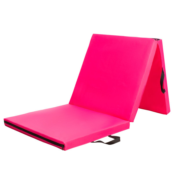 Materac gimnastyczny składany HMS Premium MGS02 PINK, 1800x600MM