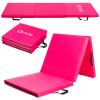 Materac gimnastyczny składany HMS Premium MGS02 PINK, 1800x600MM